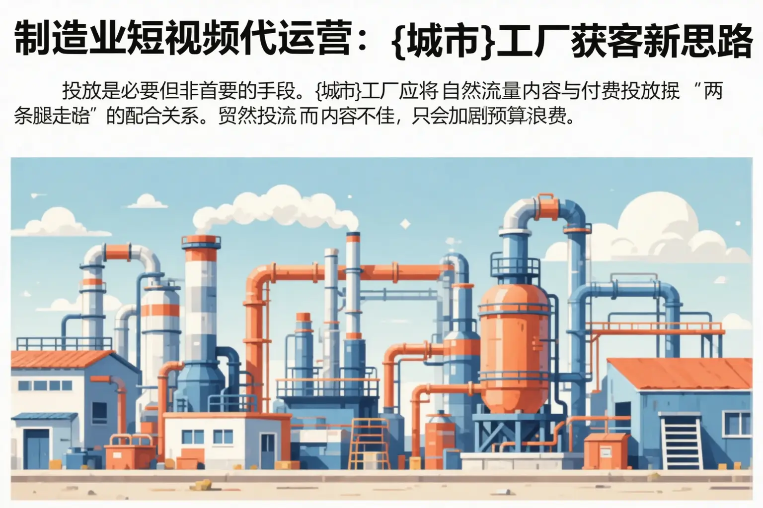 制造业短视频代运营:金林工厂获客新思路